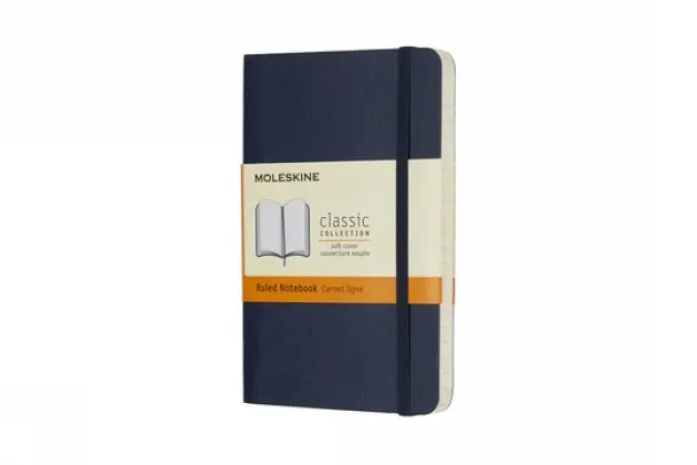 Cover: 8055002854719 | Moleskine Notizbuch Pocket/A6, Liniert, Soft Cover, Saphir | Moleskine