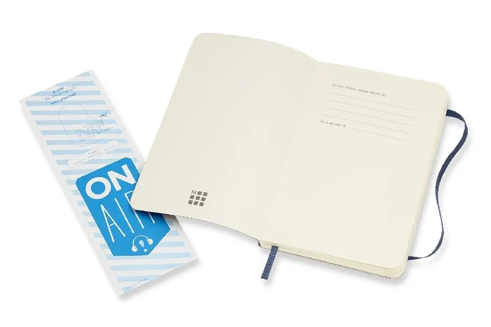 Bild: 8055002854719 | Moleskine Notizbuch Pocket/A6, Liniert, Soft Cover, Saphir | Moleskine