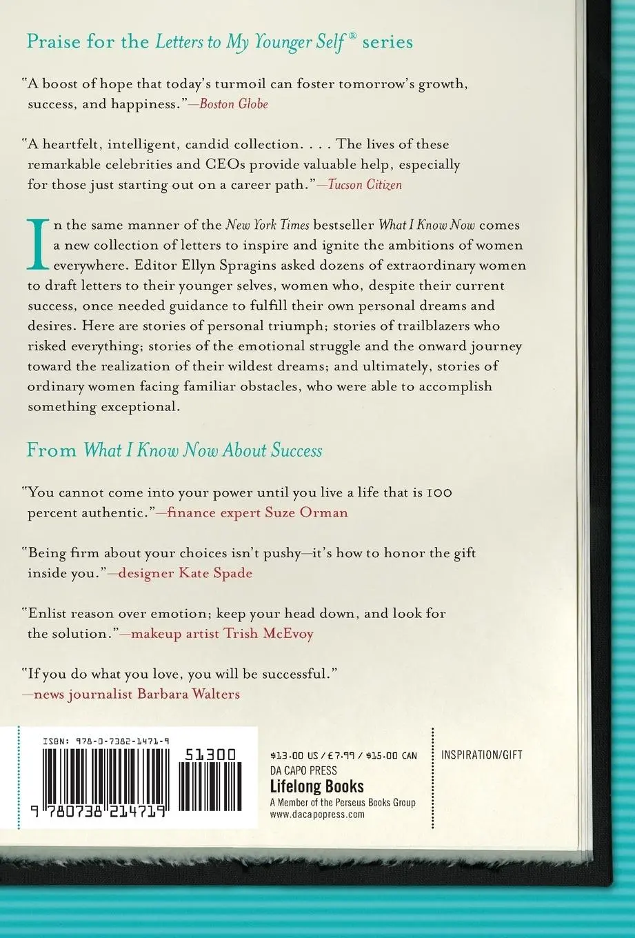 Rückseite: 9780738214719 | What I Know Now about Success | Ellyn Spragins | Taschenbuch | 2011