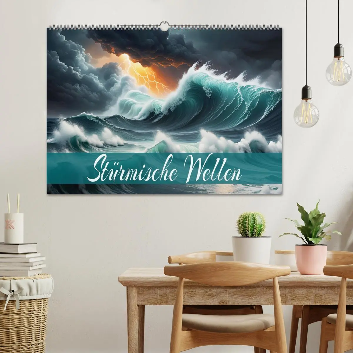 Bild: 9783457444719 | Stürmische Wellen (Wandkalender 2026 DIN A2 quer), CALVENDO...