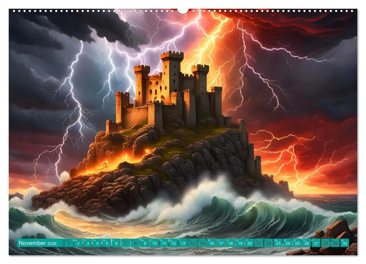 Bild: 9783457444719 | Stürmische Wellen (Wandkalender 2026 DIN A2 quer), CALVENDO...