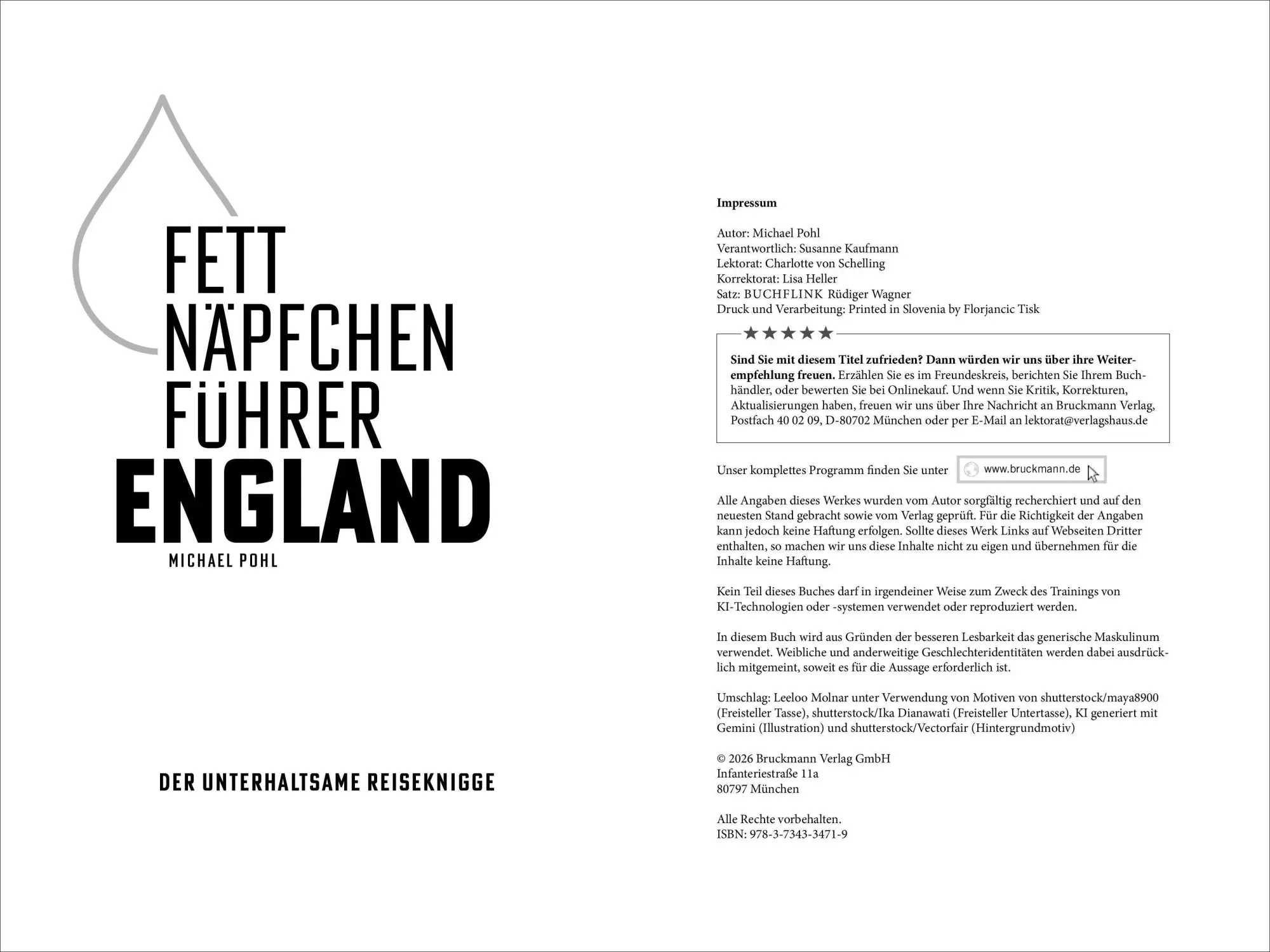 Bild: 9783734334719 | Fettnäpfchenführer England | Michael Pohl | Taschenbuch | 224 S.