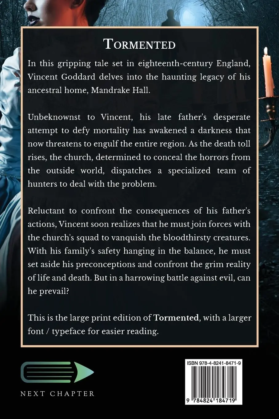 Rückseite: 9784824184719 | Tormented | A Gothic Tale of Vampires | Mark L'Estrange | Taschenbuch