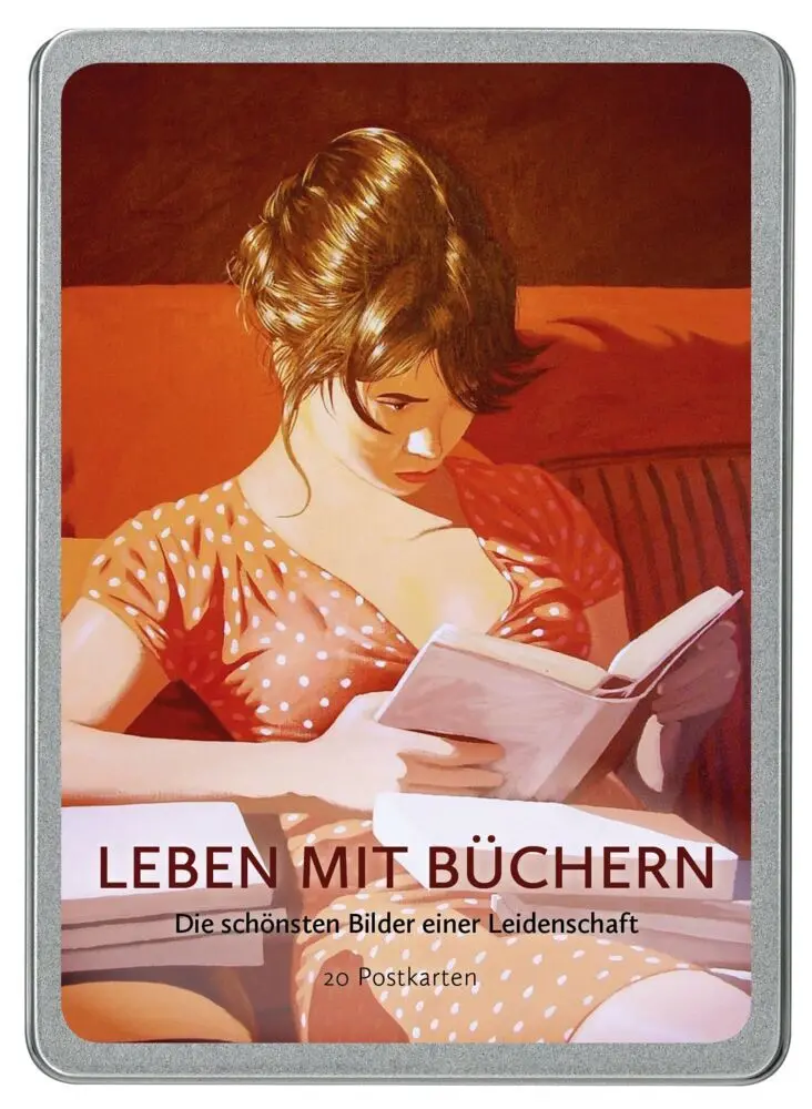 Leben mit Büchern Postkarten VE 20