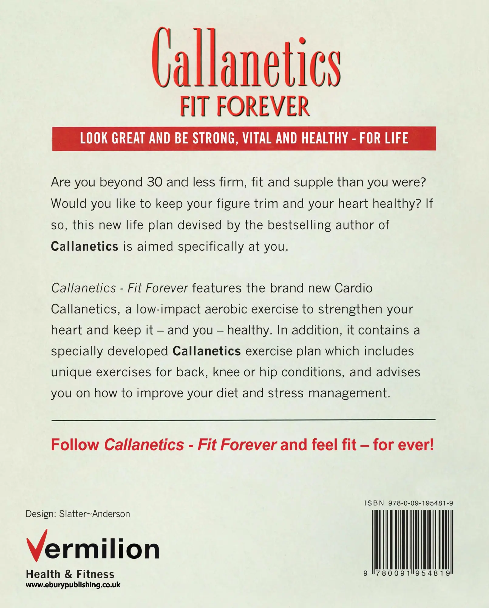 Rückseite: 9780091954819 | Callanetics Fit Forever | Callan Pinckney | Taschenbuch | Englisch