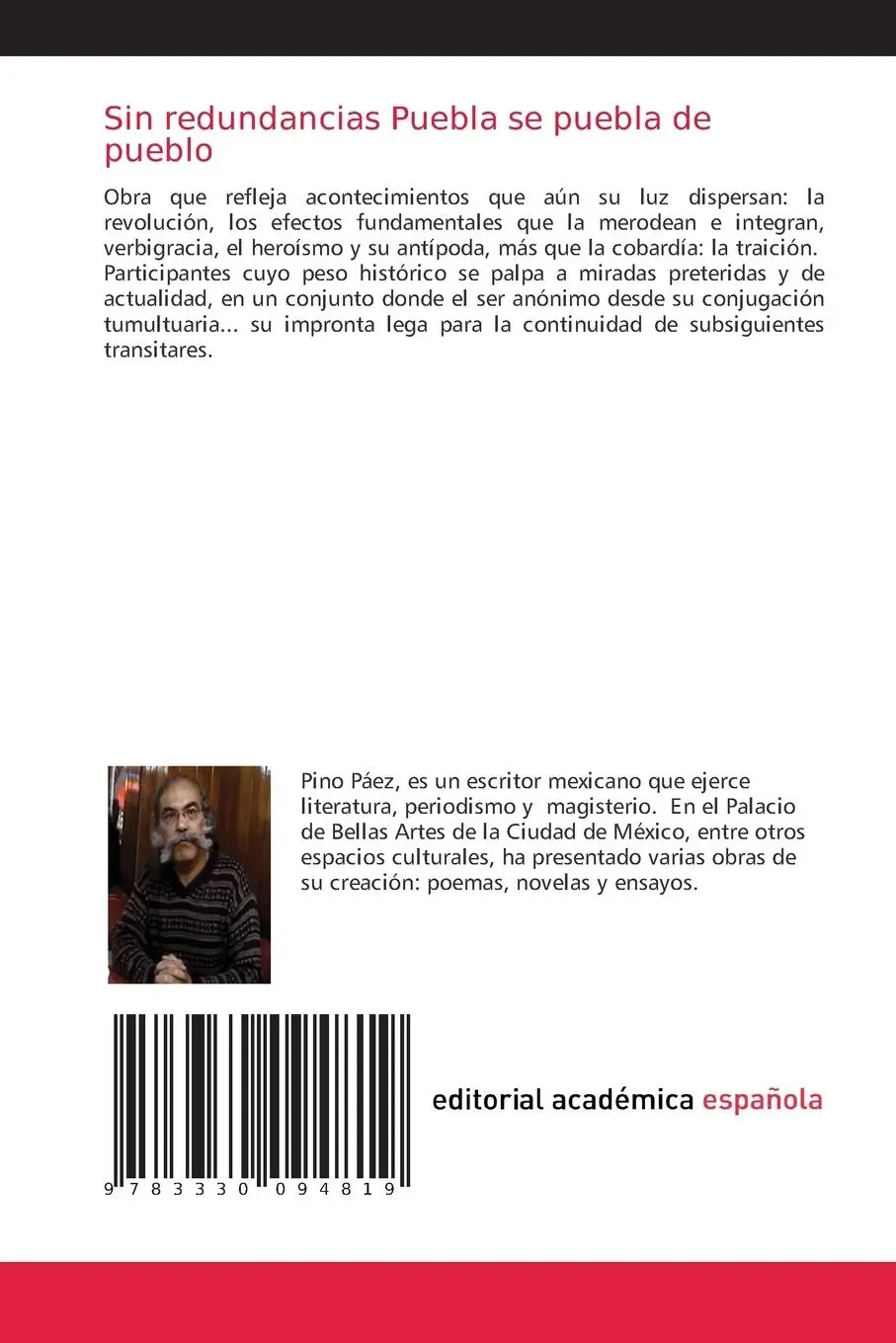 Rückseite: 9783330094819 | Sin redundancias Puebla se puebla de pueblo | Pino Pàez | Taschenbuch