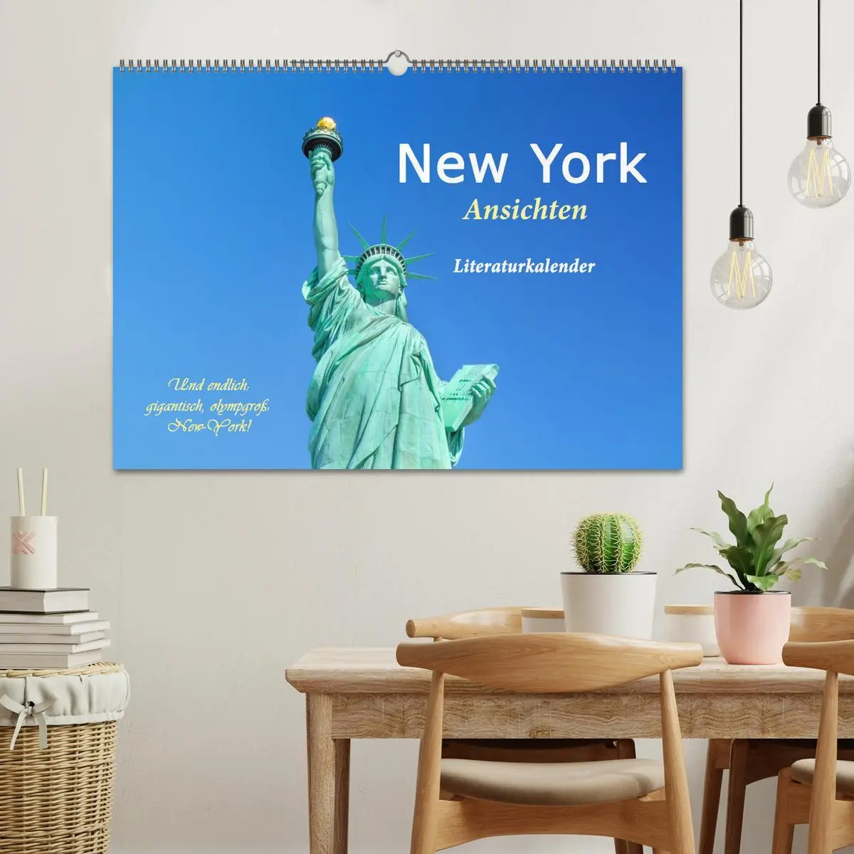 Bild: 9783457294819 | New York Ansichten - Literaturkalender (Wandkalender 2026 DIN A2...
