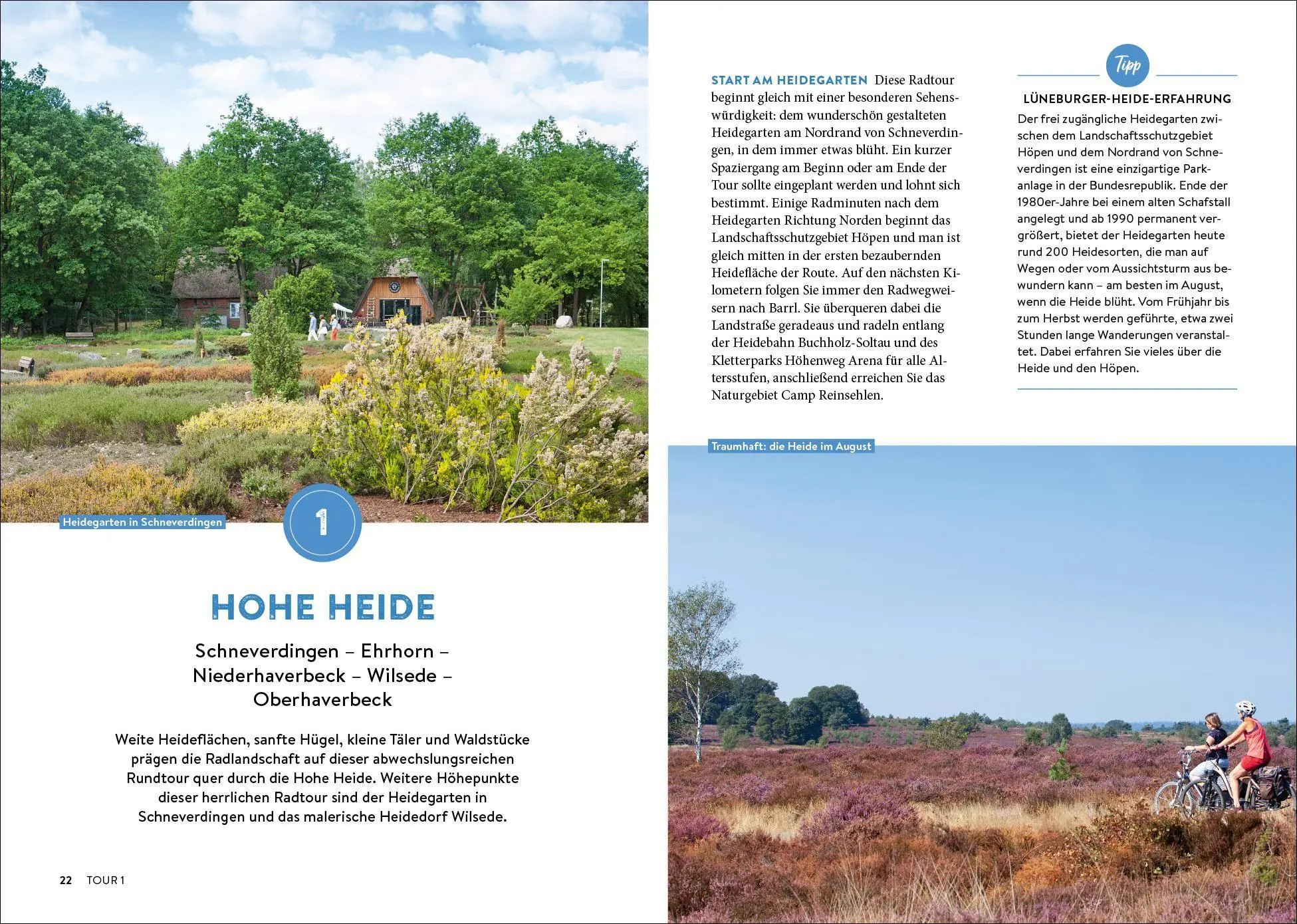 Bild: 9783734324819 | Die Lüneburger Heide erfahren 30 Radtouren durch malerische...