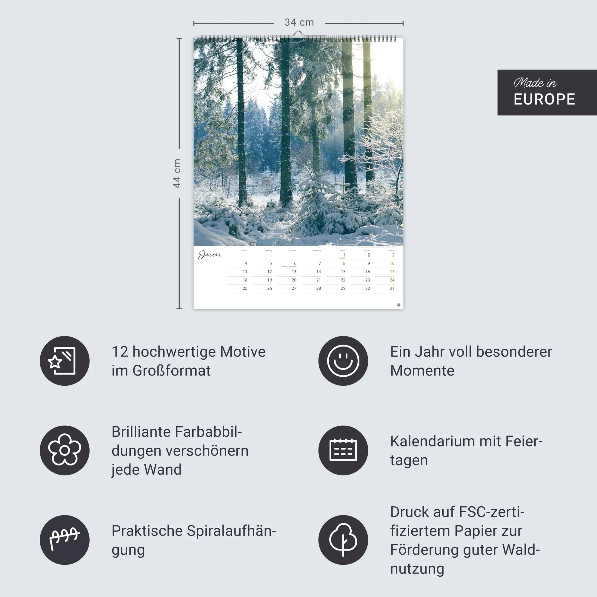 Bild: 9783756414819 | Jenseits der Hast Posterkalender 2027 | Heye | Kalender | 14 S. | 2027