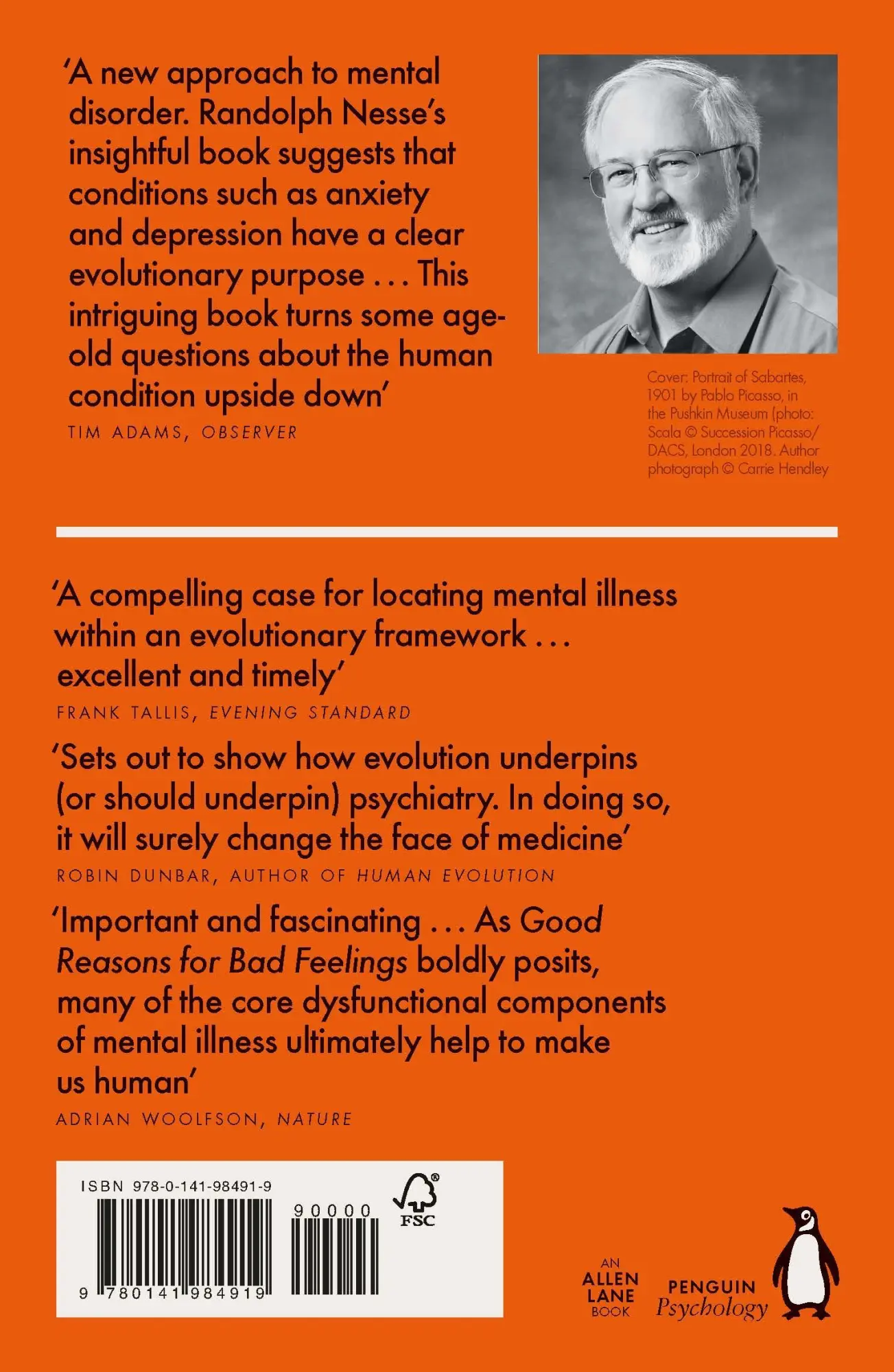 Rückseite: 9780141984919 | Good Reasons for Bad Feelings | Randolph M. Nesse | Taschenbuch | 2020