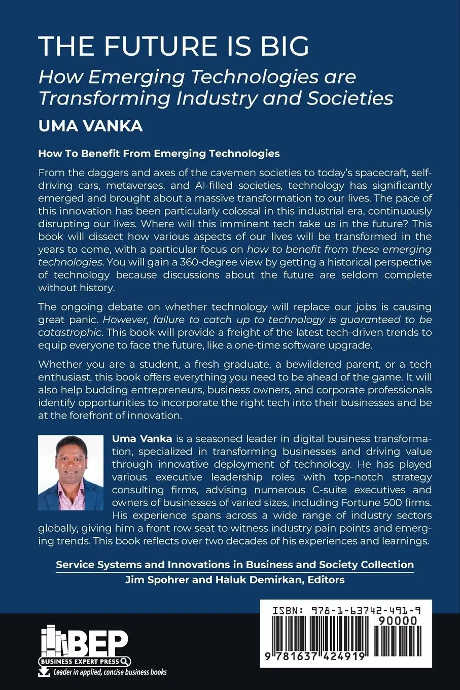 Rückseite: 9781637424919 | The Future Is BIG | Uma Vanka | Taschenbuch | Englisch | 2023