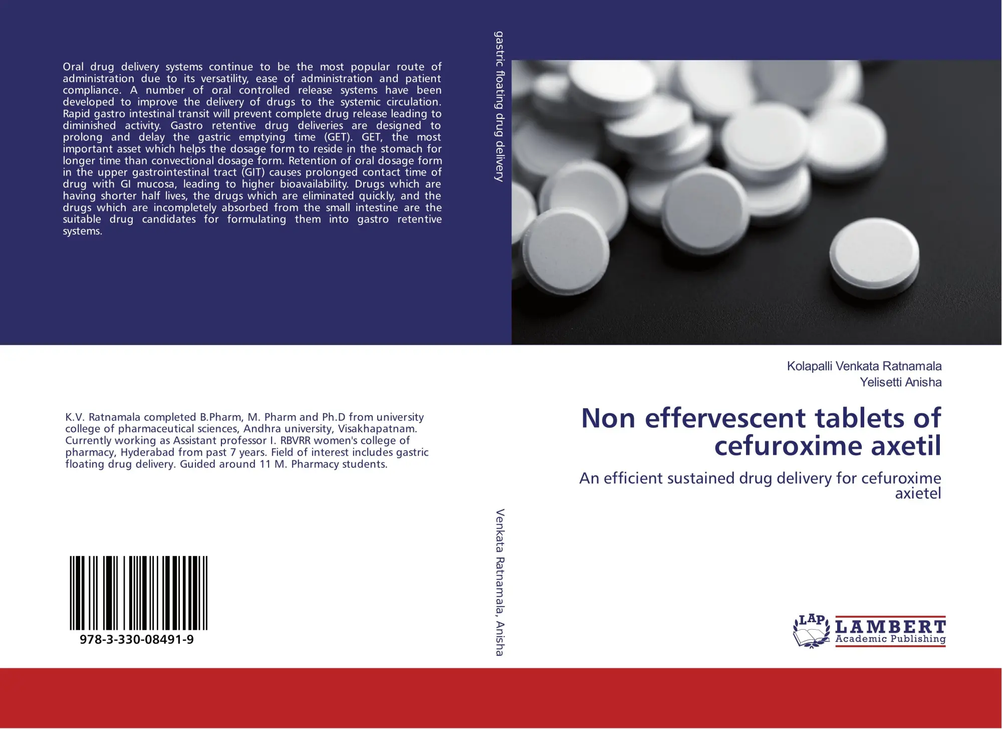 Cover: 9783330084919 | Non effervescent tablets of cefuroxime axetil | Ratnamala (u. a.)