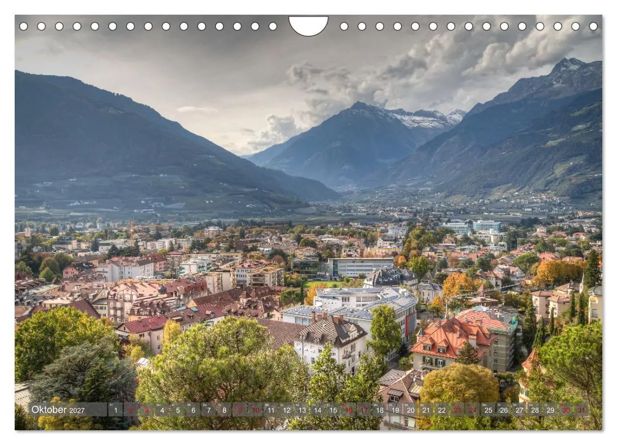 Bild: 9783569534919 | Merano Goldener Oktober (Wandkalender 2027 DIN A4 quer), CALVENDO...