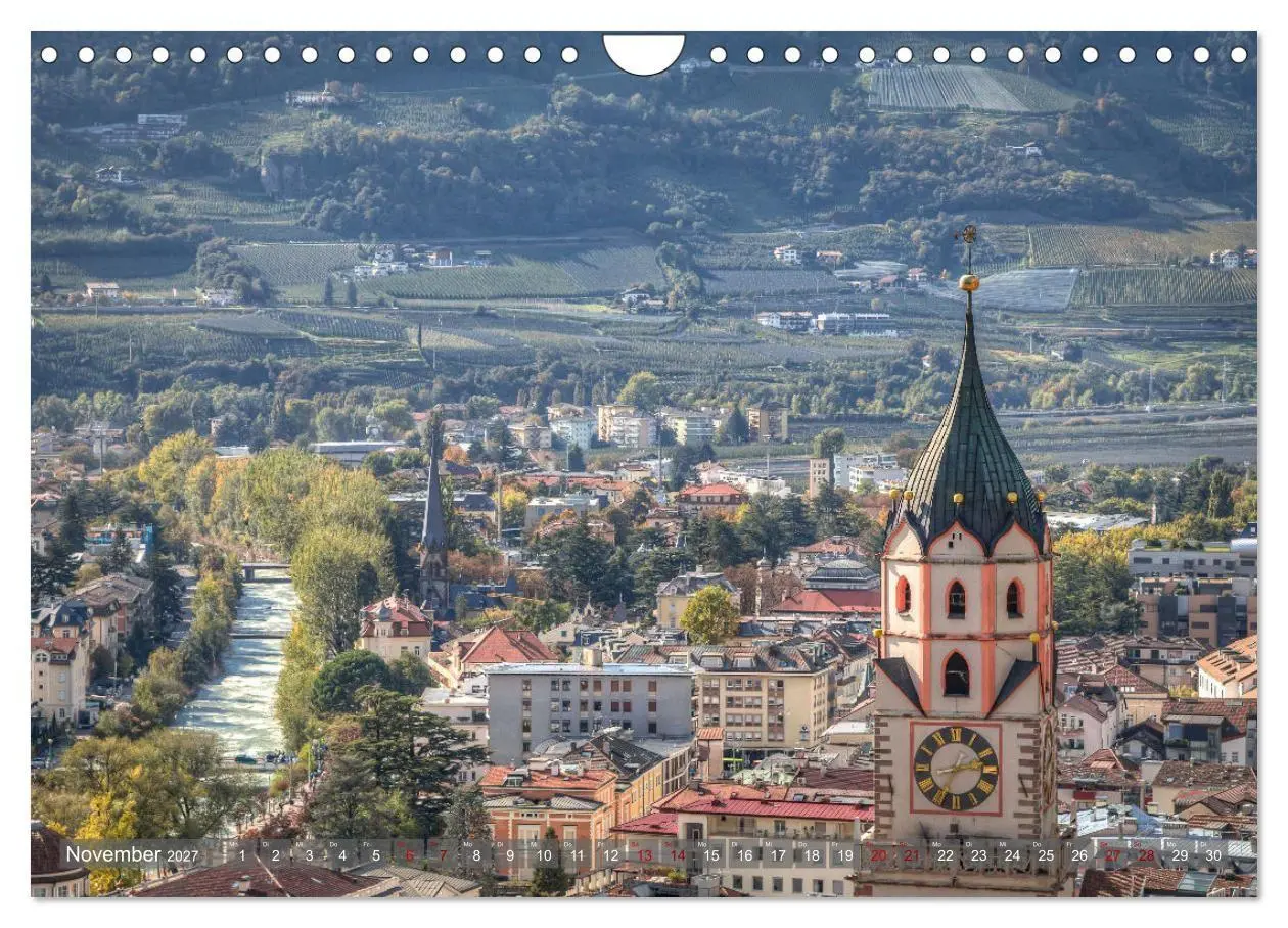 Bild: 9783569534919 | Merano Goldener Oktober (Wandkalender 2027 DIN A4 quer), CALVENDO...