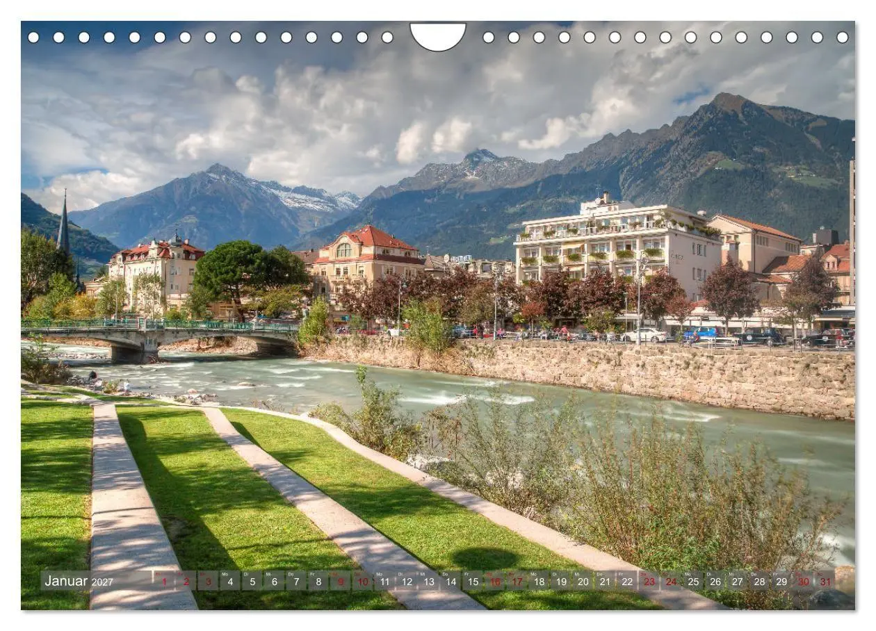 Bild: 9783569534919 | Merano Goldener Oktober (Wandkalender 2027 DIN A4 quer), CALVENDO...