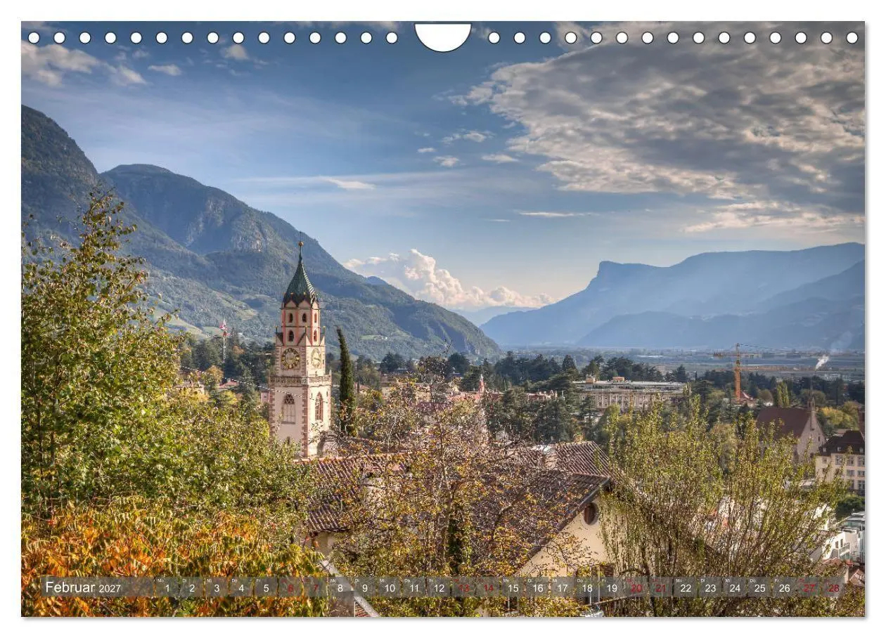 Bild: 9783569534919 | Merano Goldener Oktober (Wandkalender 2027 DIN A4 quer), CALVENDO...