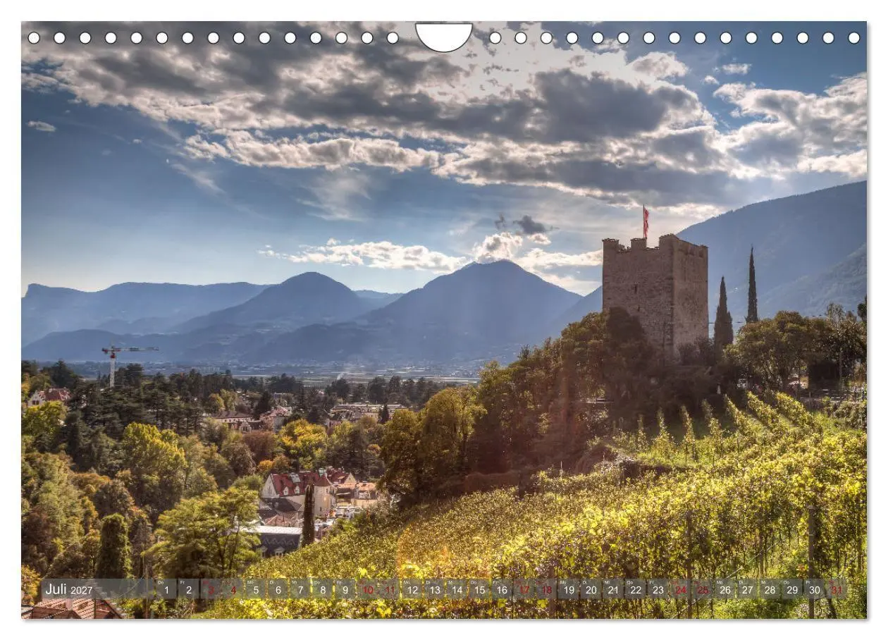 Bild: 9783569534919 | Merano Goldener Oktober (Wandkalender 2027 DIN A4 quer), CALVENDO...