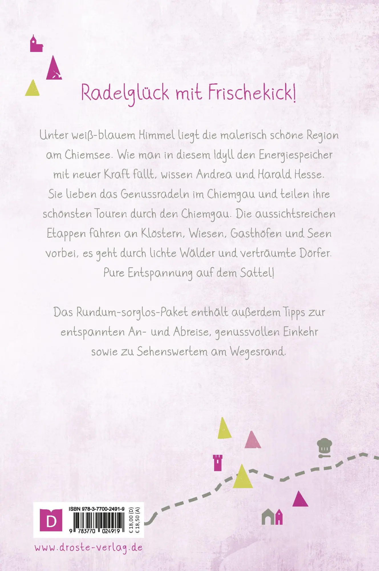 Rückseite: 9783770024919 | Chiemgau. Radeln für die Seele | Wohlfühltouren | Andrea Hesse (u. a.)