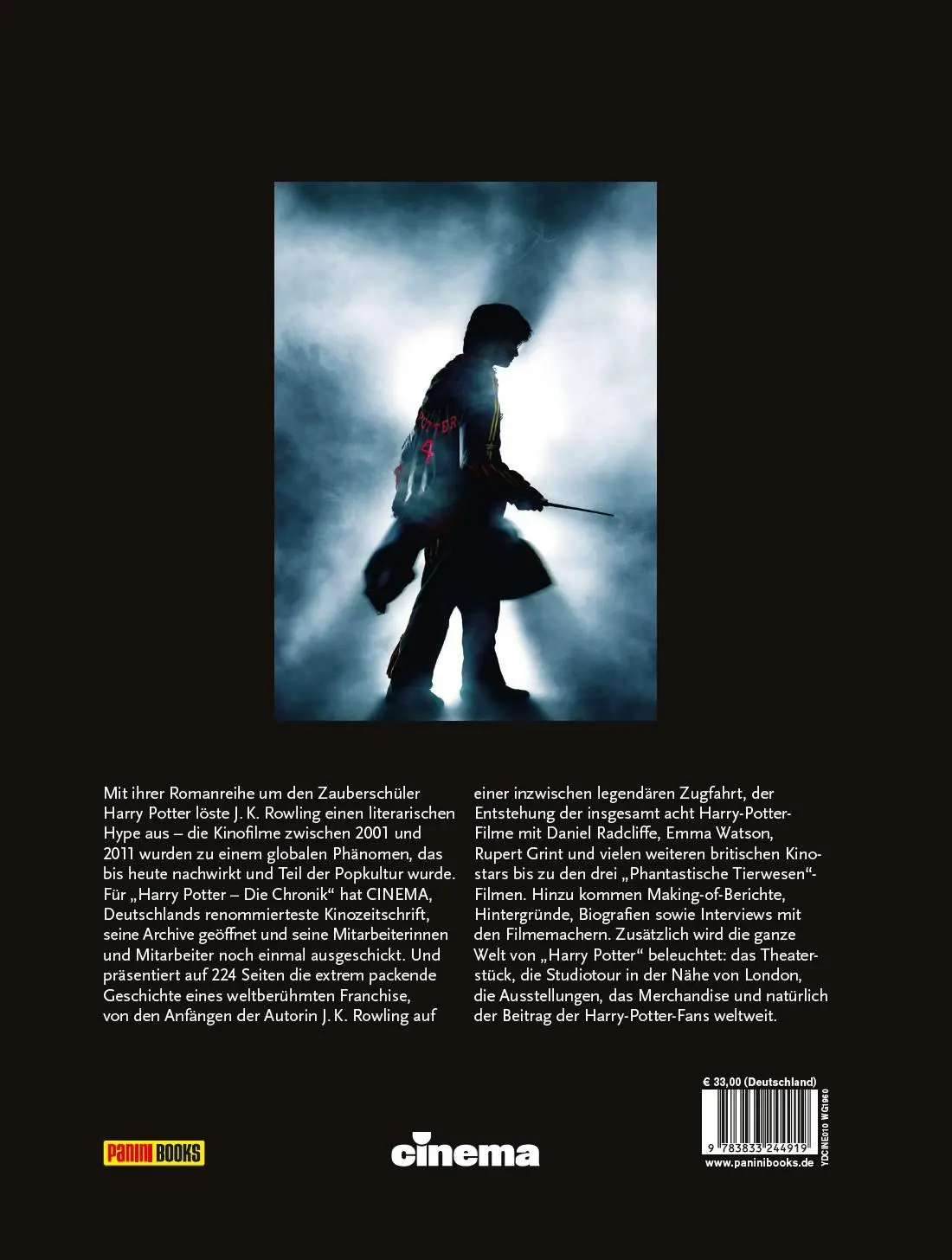 Rückseite: 9783833244919 | Cinema präsentiert: Harry Potter - Die Chronik | Oliver Noelle (u. a.)