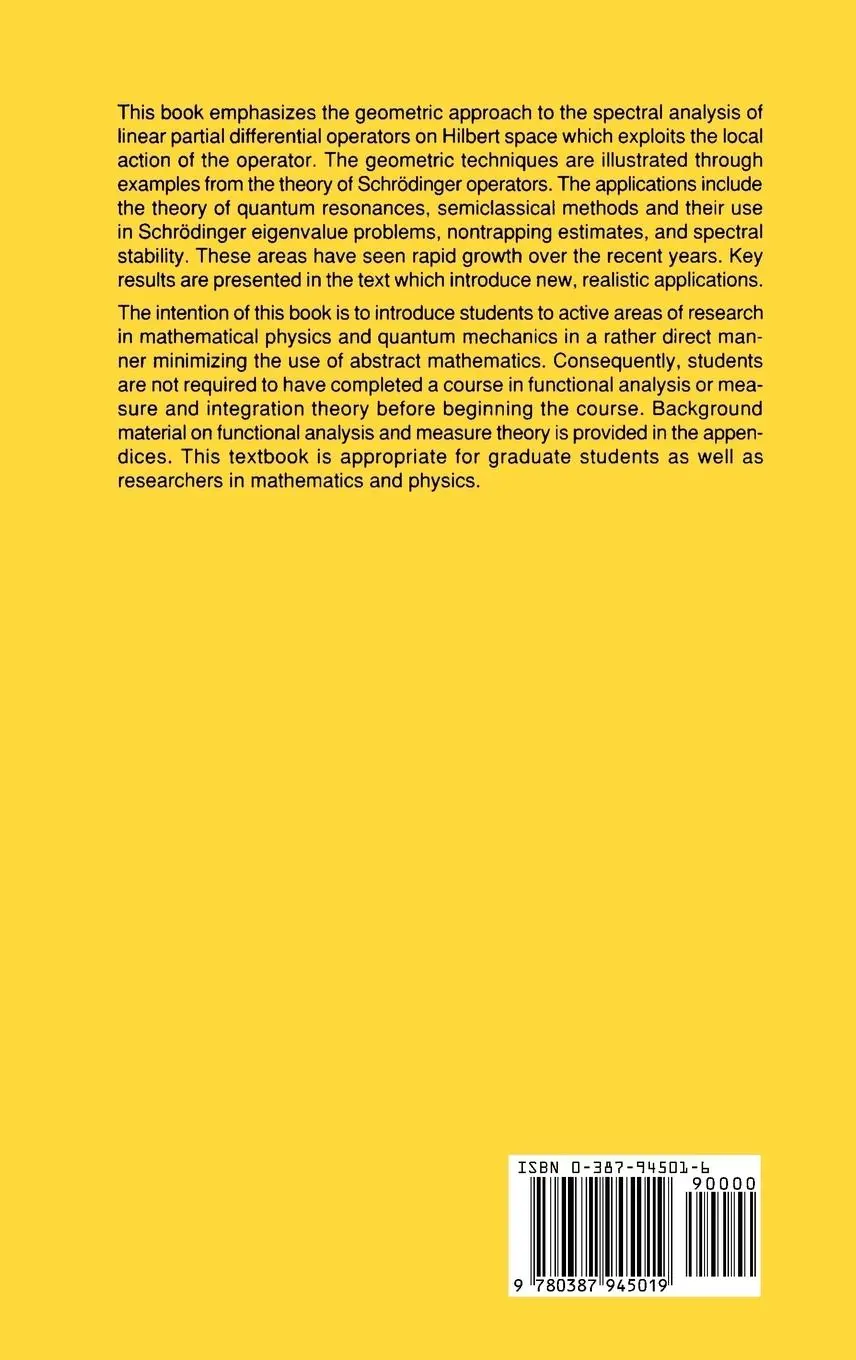 Rückseite: 9780387945019 | Introduction to Spectral Theory | I. M. Sigal (u. a.) | Buch | ix