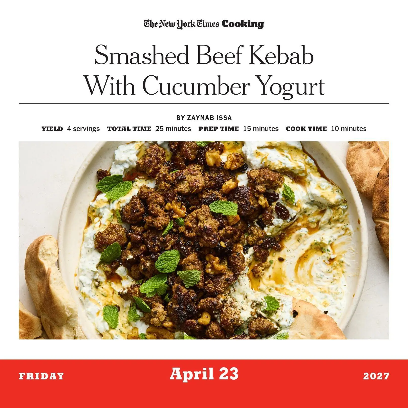 Bild: 9781523535019 | The New York Times Cooking Page-A-Day® Calendar 2027 | Kalender | 2027