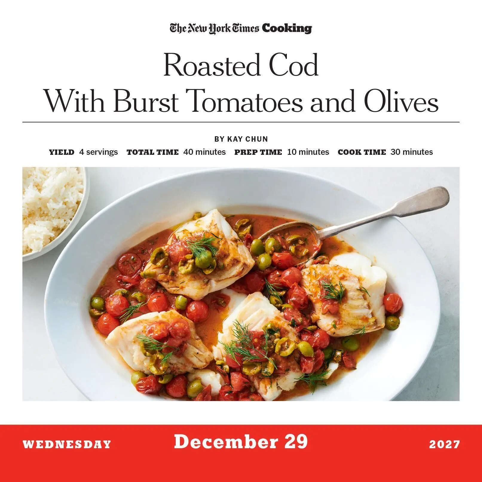 Bild: 9781523535019 | The New York Times Cooking Page-A-Day® Calendar 2027 | Kalender | 2027