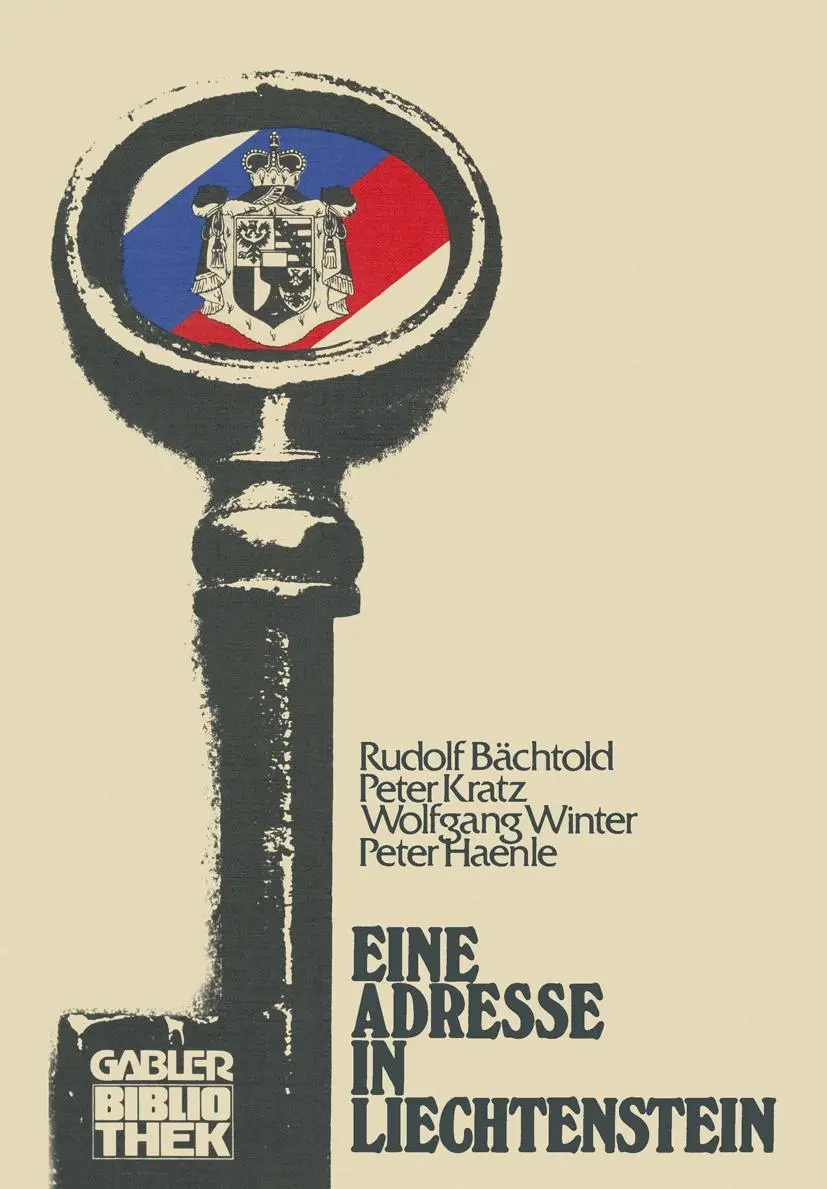 Cover: 9783409965019 | Eine Adresse in Liechtenstein | Finanzdrehscheibe und Steuerparadies