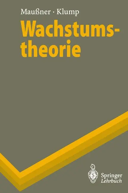 Cover: 9783540615019 | Wachstumstheorie | Rainer Klump (u. a.) | Taschenbuch | Paperback | x