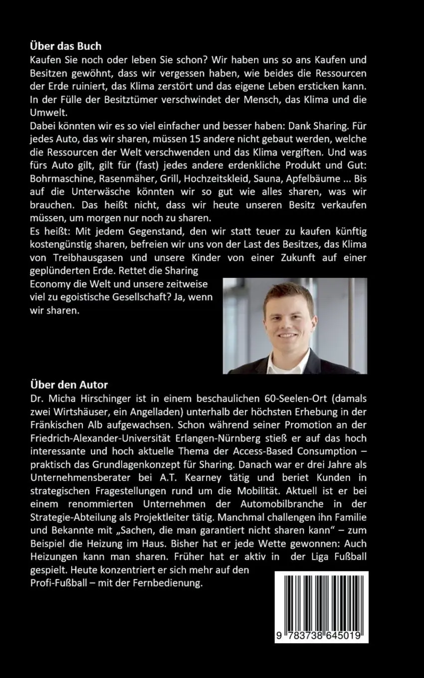 Rückseite: 9783738645019 | Sharing - bis auf die Unterhose | Kaufen? Du bist doch nicht blöd!