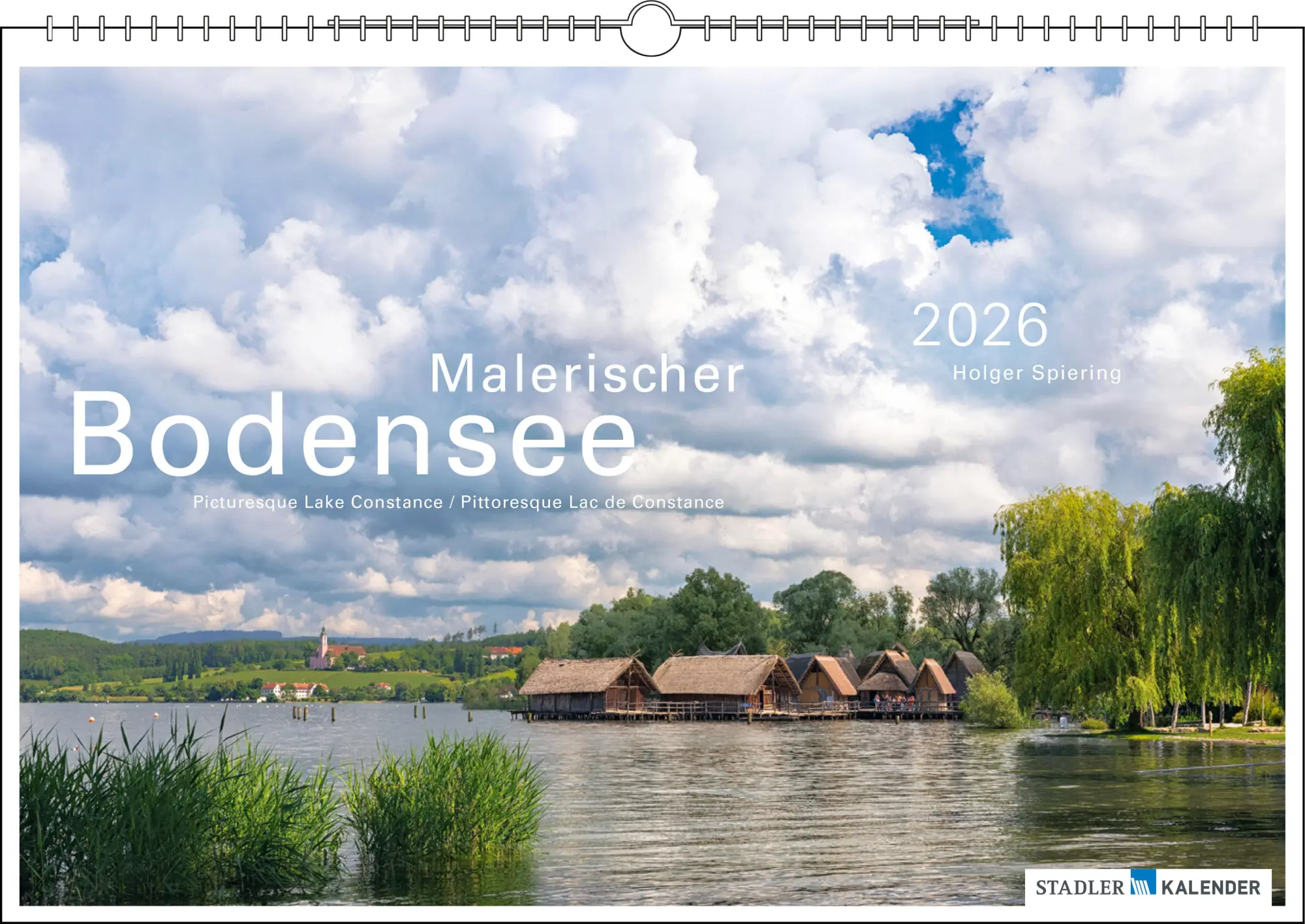 Cover: 9783861925019 | Malerischer Bodensee 2026 | Holger Spiering | Kalender | Spiralbindung