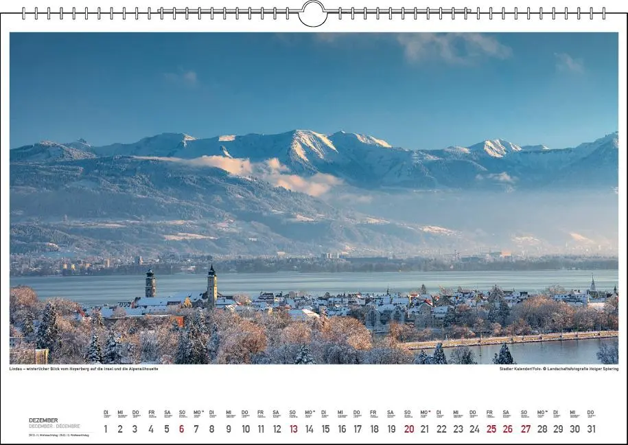 Bild: 9783861925019 | Malerischer Bodensee 2026 | Holger Spiering | Kalender | Spiralbindung