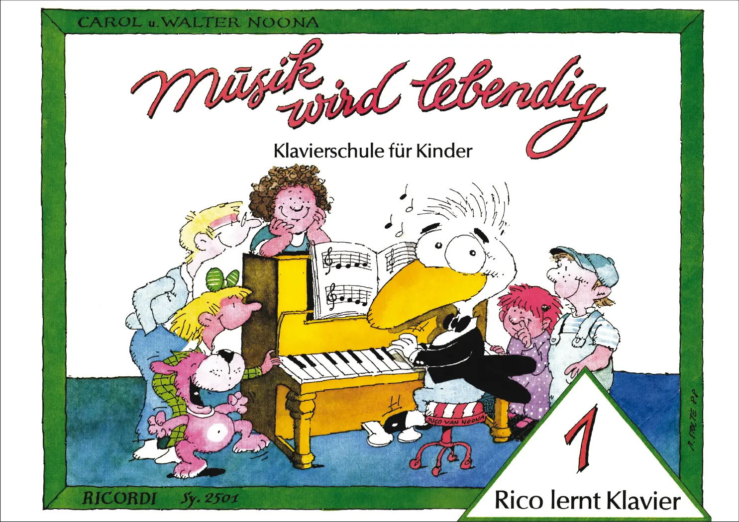 Cover: 9790204225019 | Musik wird lebendig - Rico lernt Klavier 1 | Walter Noona | Buch