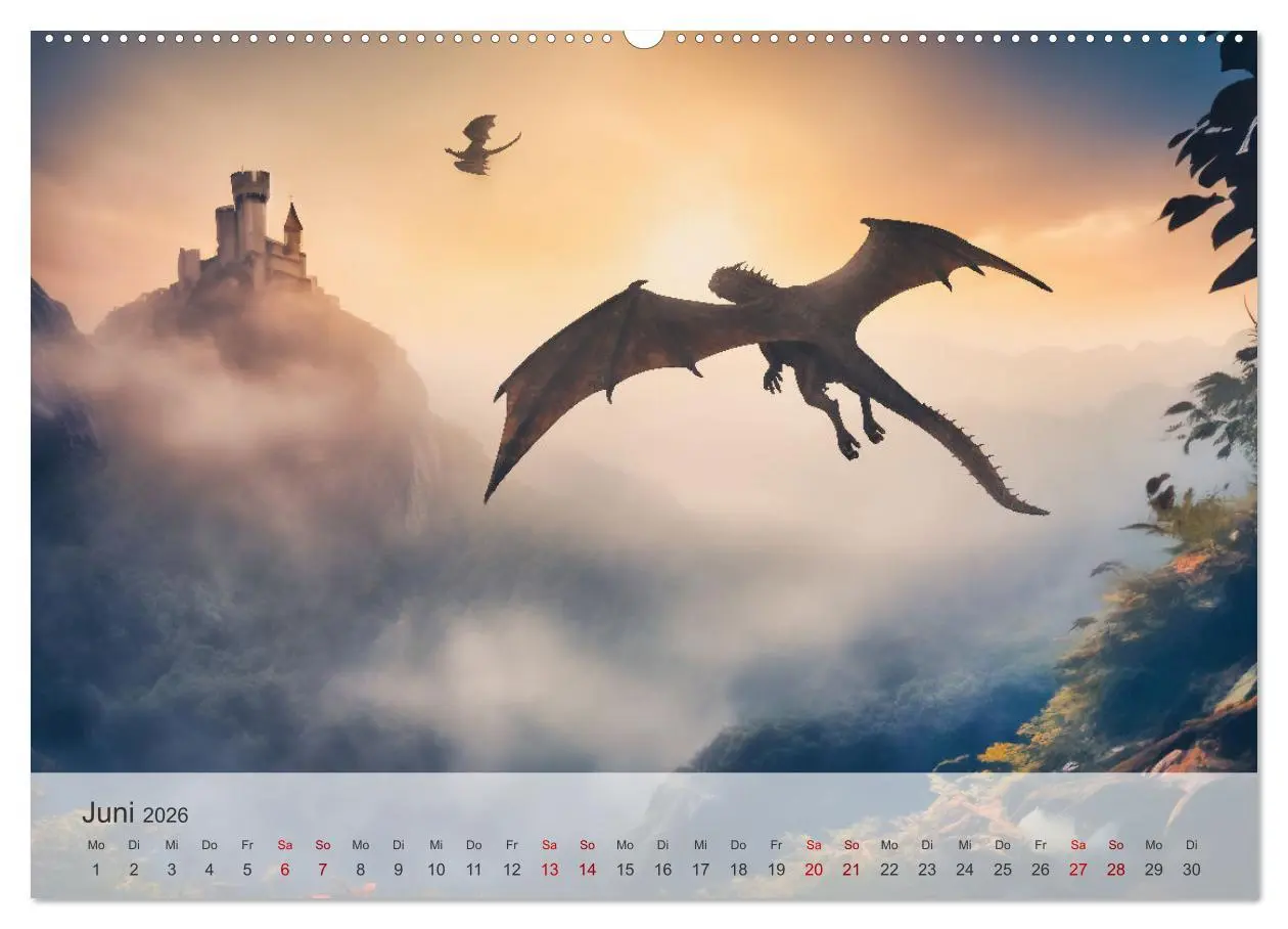 Bild: 9783457475119 | Im Land der schönen Drachen (Wandkalender 2026 DIN A2 quer),...