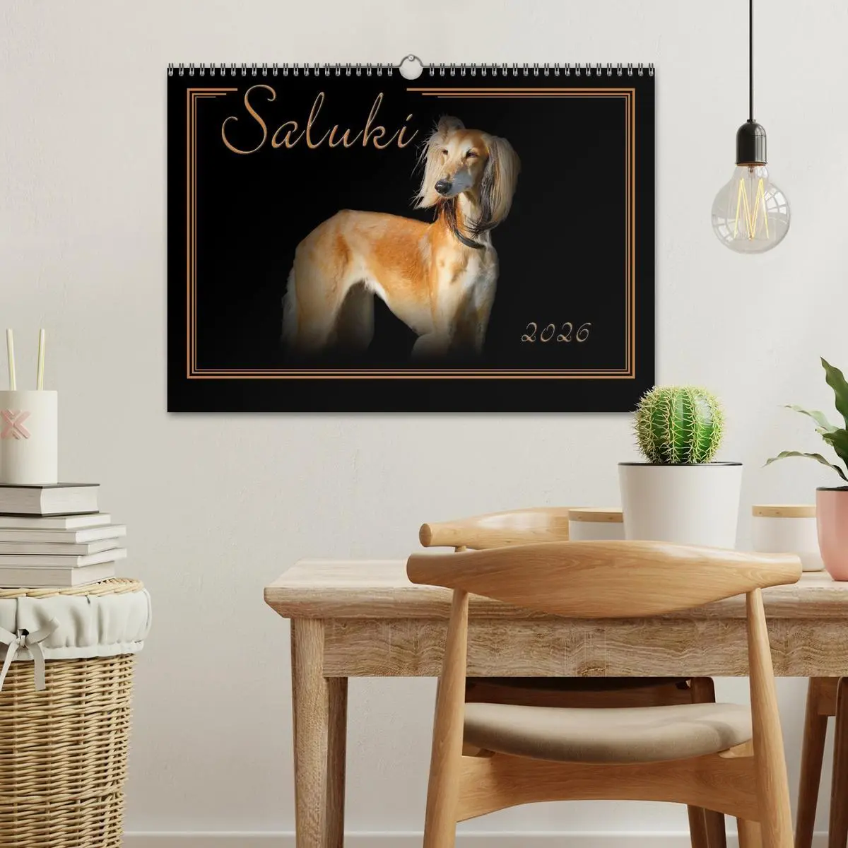 Bild: 9783457545119 | Saluki 2026 (Wandkalender 2026 DIN A3 quer), CALVENDO Monatskalender
