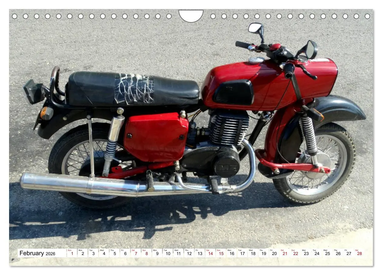 Bild: 9783516565119 | The Legendary MZ (Wall Calendar 2026 DIN A4 landscape), CALVENDO 12...