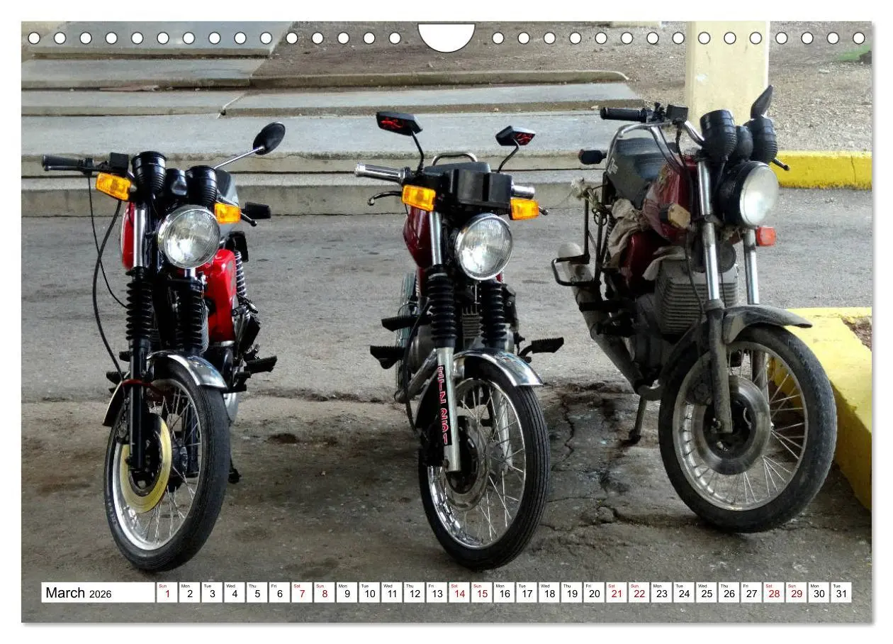 Bild: 9783516565119 | The Legendary MZ (Wall Calendar 2026 DIN A4 landscape), CALVENDO 12...