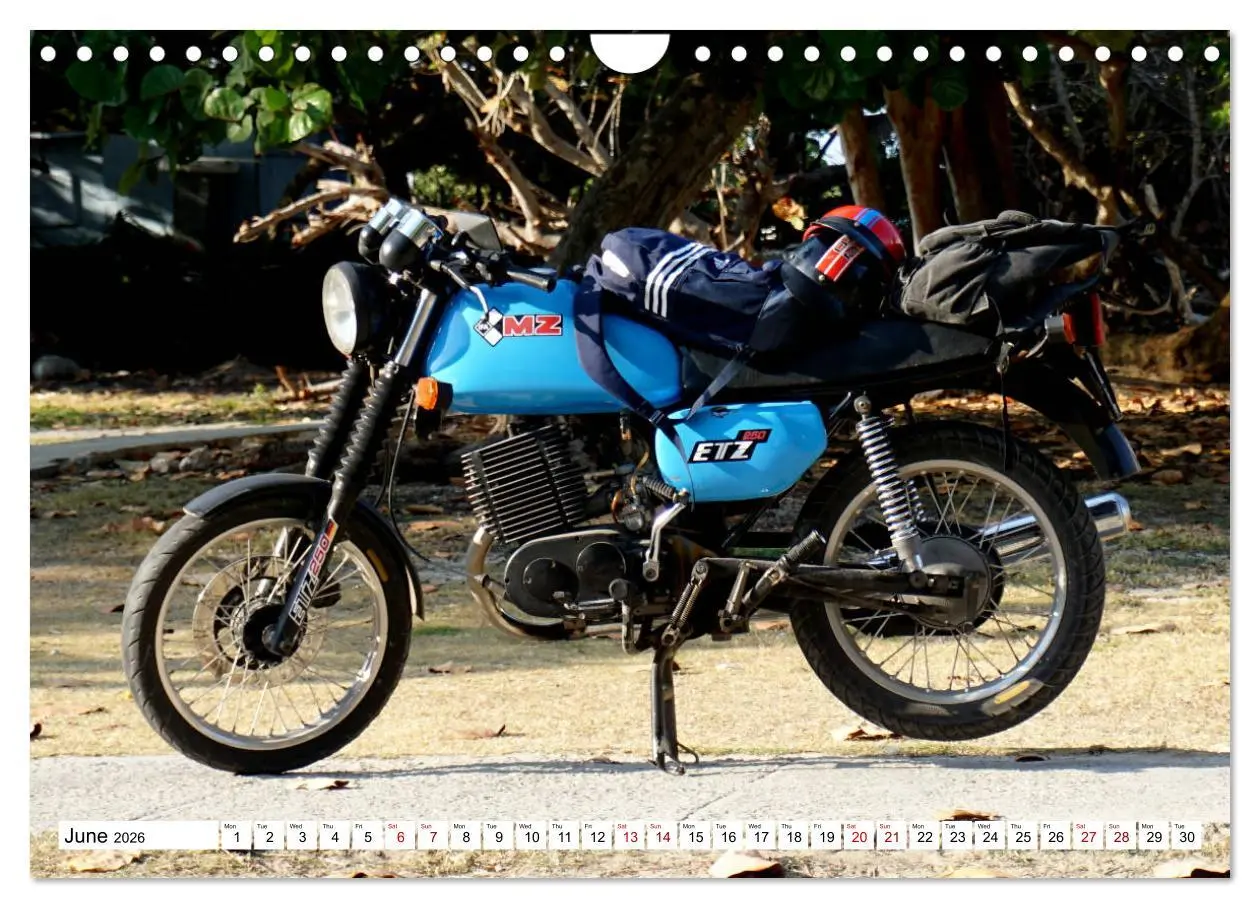 Bild: 9783516565119 | The Legendary MZ (Wall Calendar 2026 DIN A4 landscape), CALVENDO 12...