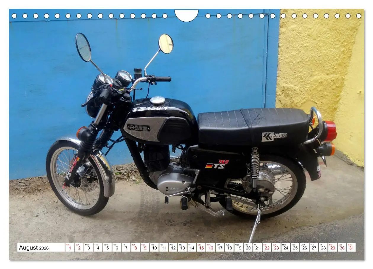 Bild: 9783516565119 | The Legendary MZ (Wall Calendar 2026 DIN A4 landscape), CALVENDO 12...