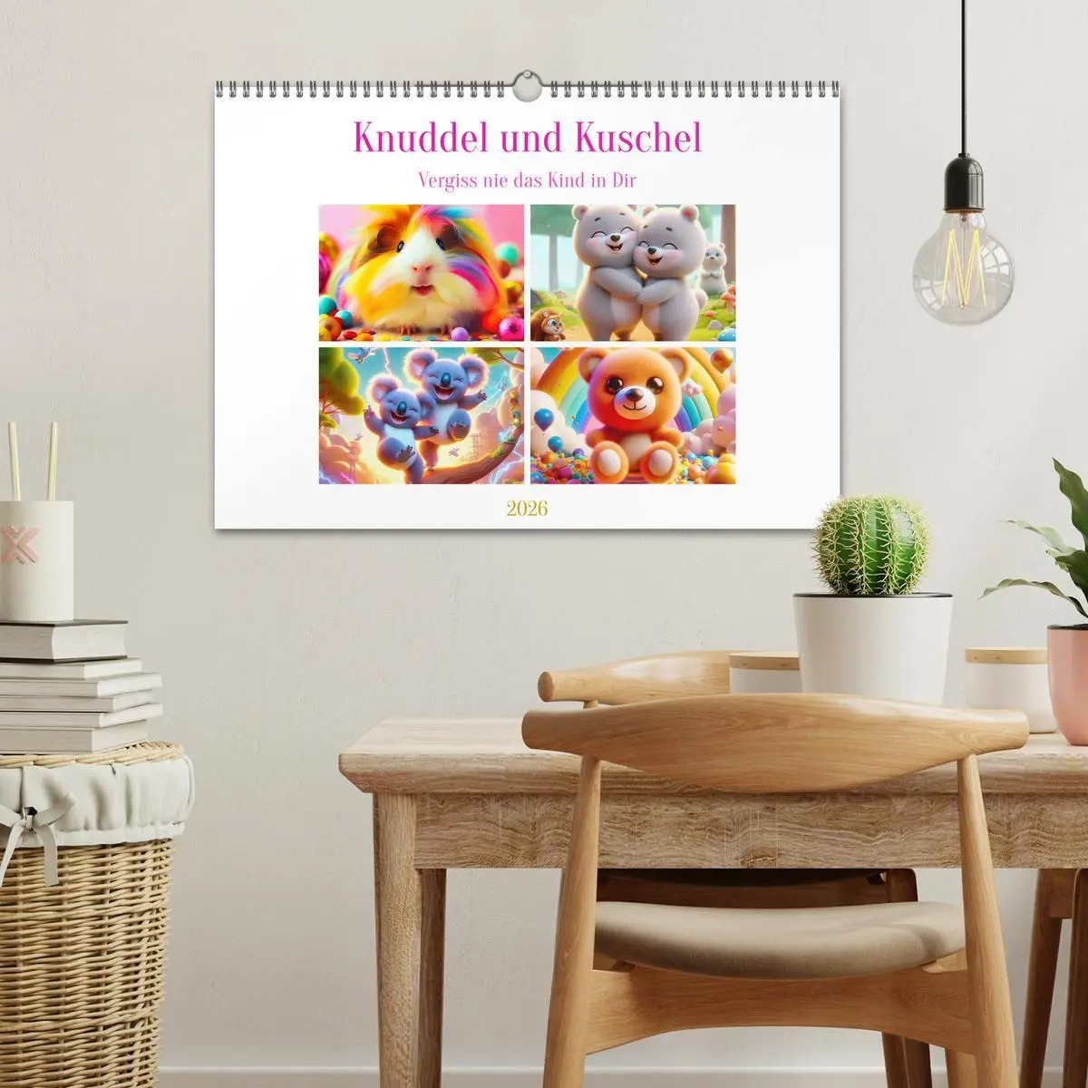 Bild: 9783516635119 | Knuddel und Kuschel (Wandkalender 2026 DIN A3 quer), CALVENDO...