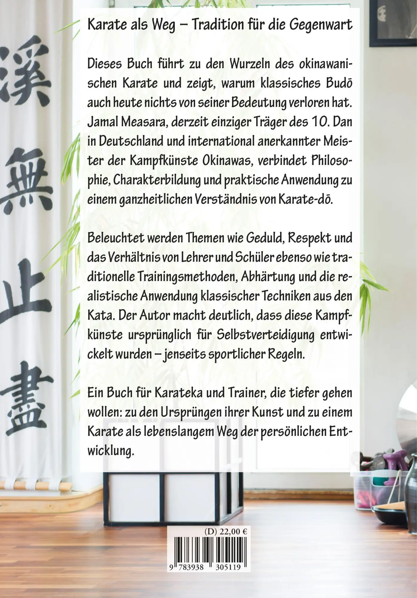 Rückseite: 9783938305119 | Die verschollenen Traditionen des Okinawa-Karate | Jamal Measara