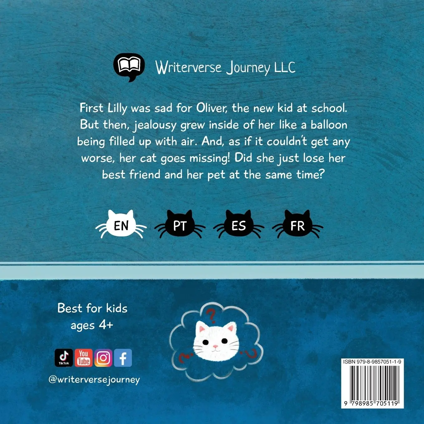 Rückseite: 9798985705119 | Along Came Oliver | A Story About Friendship &amp; Jealousy | Kelle Lima