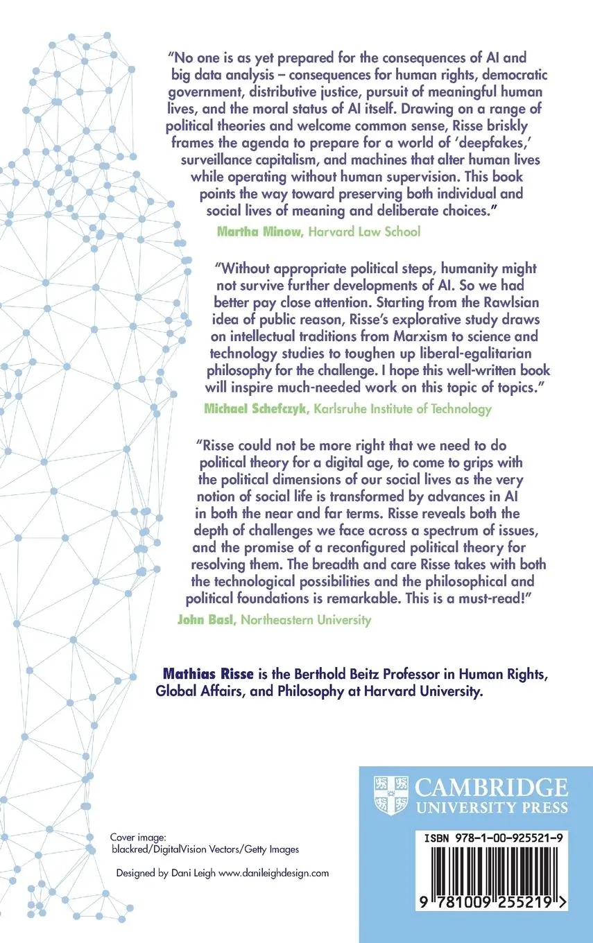 Rückseite: 9781009255219 | Political Theory of the Digital Age | Mathias Risse | Buch | Gebunden