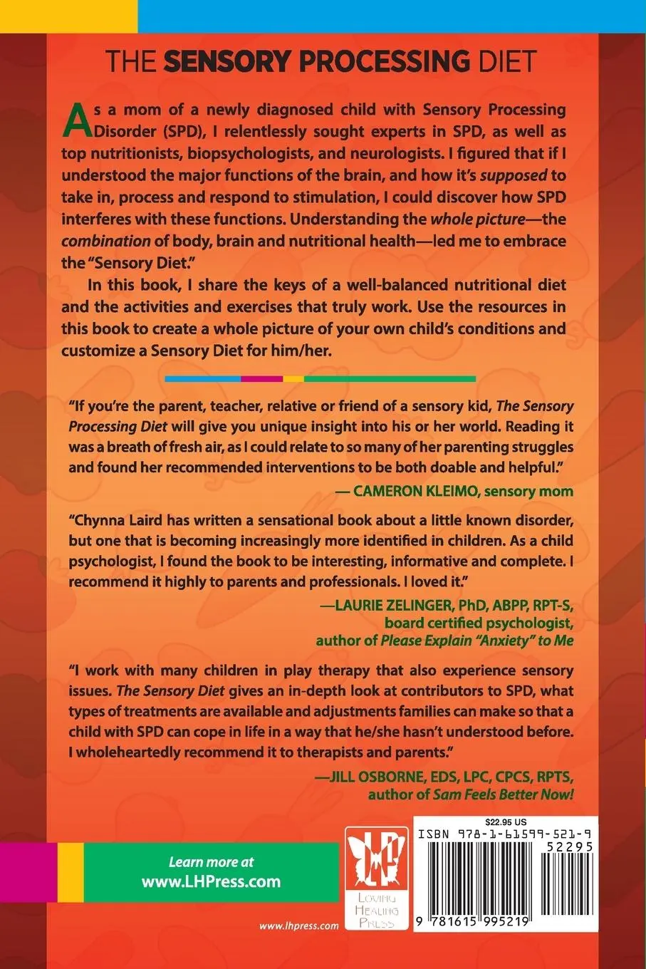 Rückseite: 9781615995219 | The Sensory Processing Diet | Chynna Laird | Taschenbuch | Englisch