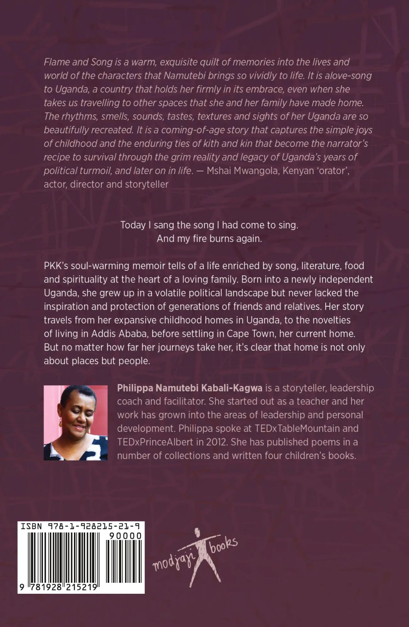 Rückseite: 9781928215219 | Flame and Song | Philippa Namutebi Kabali-Kagwa | Taschenbuch | 2016