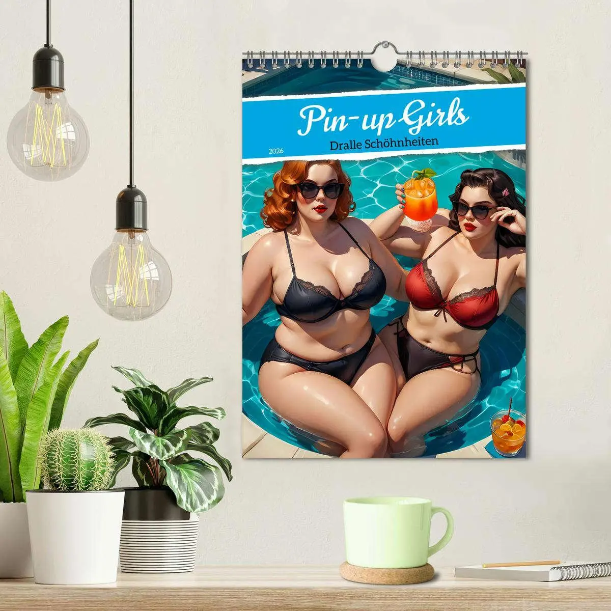 Bild: 9783516245219 | Pin-up Girls - Dralle Schönheiten (Wandkalender 2026 DIN A4 hoch),...