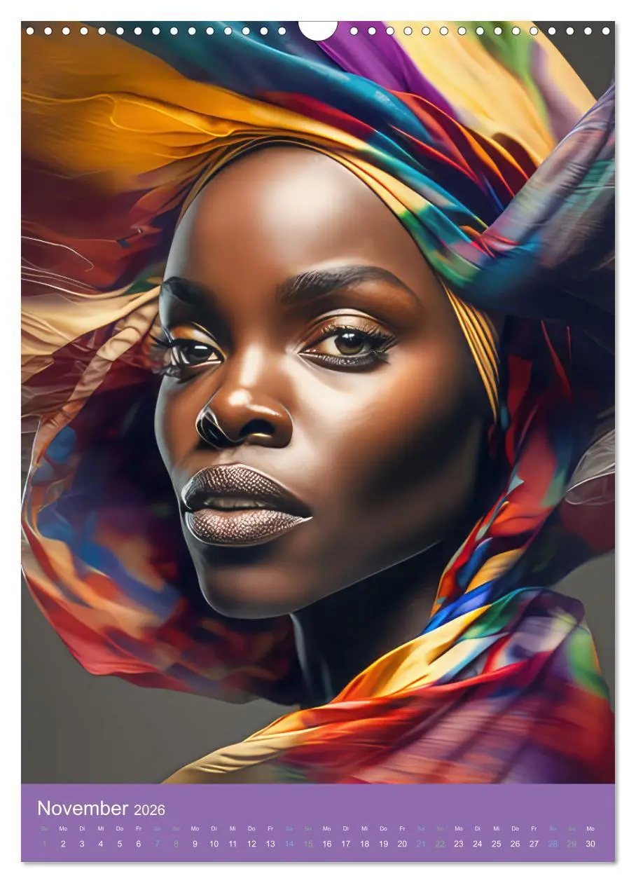 Bild: 9783516315219 | Afrikanische Frauen - Portraits im Stil der afrikanischen Kultur...