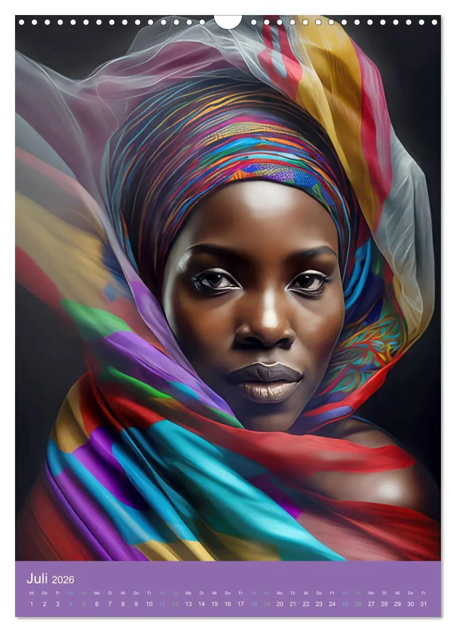 Bild: 9783516315219 | Afrikanische Frauen - Portraits im Stil der afrikanischen Kultur...