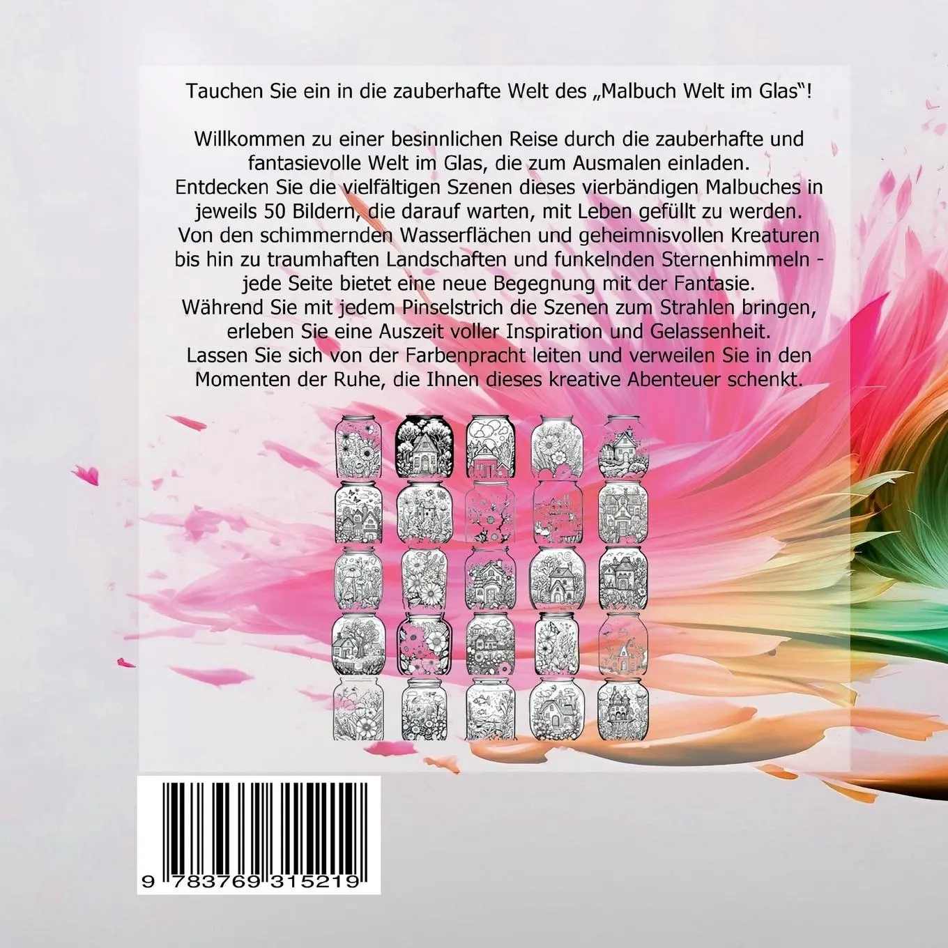Rückseite: 9783769315219 | Malbuch Welt im Glas Band 3 | W. J. Marko | Taschenbuch | Paperback