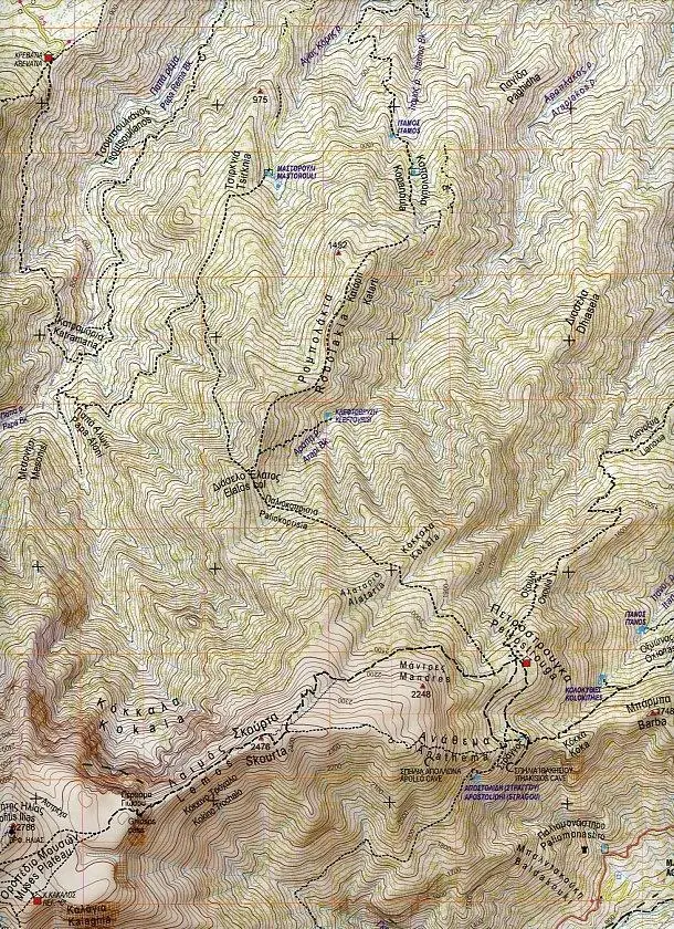 Bild: 9789608195219 | Olymp / Mt Olympus 1 : 25 000 | (Land-)Karte | Englisch | 2011