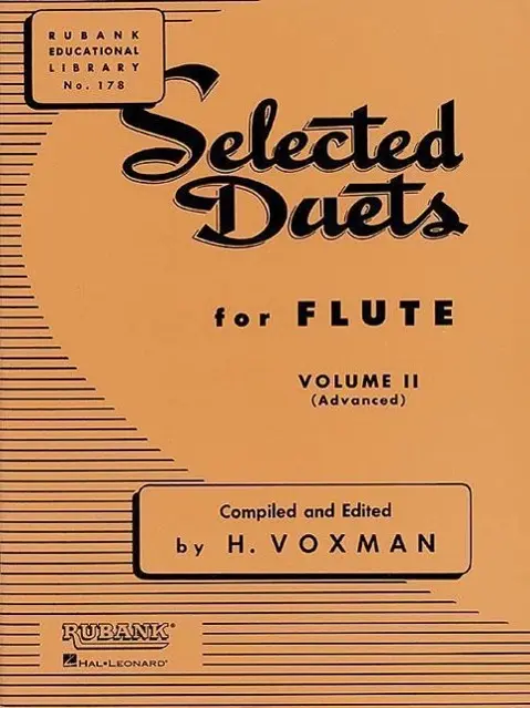 Cover: 9781423445319 | Selected Duets for Flute | Volume 2 - Advanced | H. Voxman | Buch